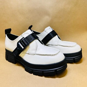 UGG Ashton Shoes White Waterproof Black Buckle Size US 9 NEW! - Picture 1 of 4