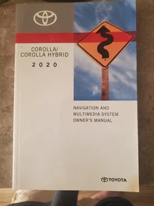 2020 Toyota corolla / corolla Hybrid NAVIGATION  & MULTIMEDIA OWNERS MANUAL    - Picture 1 of 1
