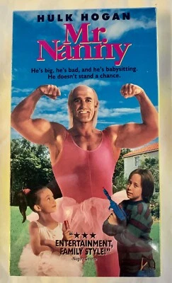 MR. NANNY RARE BRAND NEW SEALED VHS GET IT GRADED NEW LINE HULK HOGAN - Image 1 of 4