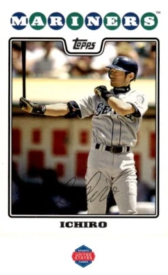 2008 Topps #320 Ichiro - Image 1 of 2