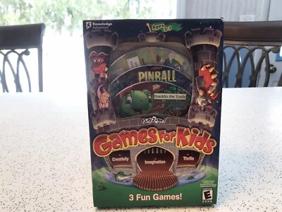 Games for Kids 3 Fun Cd Rom Games  Toyland Franklin The Turtle Pinball Brand New - Image 1 of 4