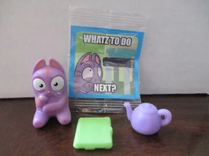 Lost Kitties Sid Green Book Purple Teapot Series 2 Cat Figure - Picture 1 of 1