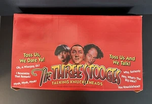 The Three Stooges Talking Knuckleheads 1997 Wholesale Box( Don’t Talk)Sold As Is - Picture 1 of 11
