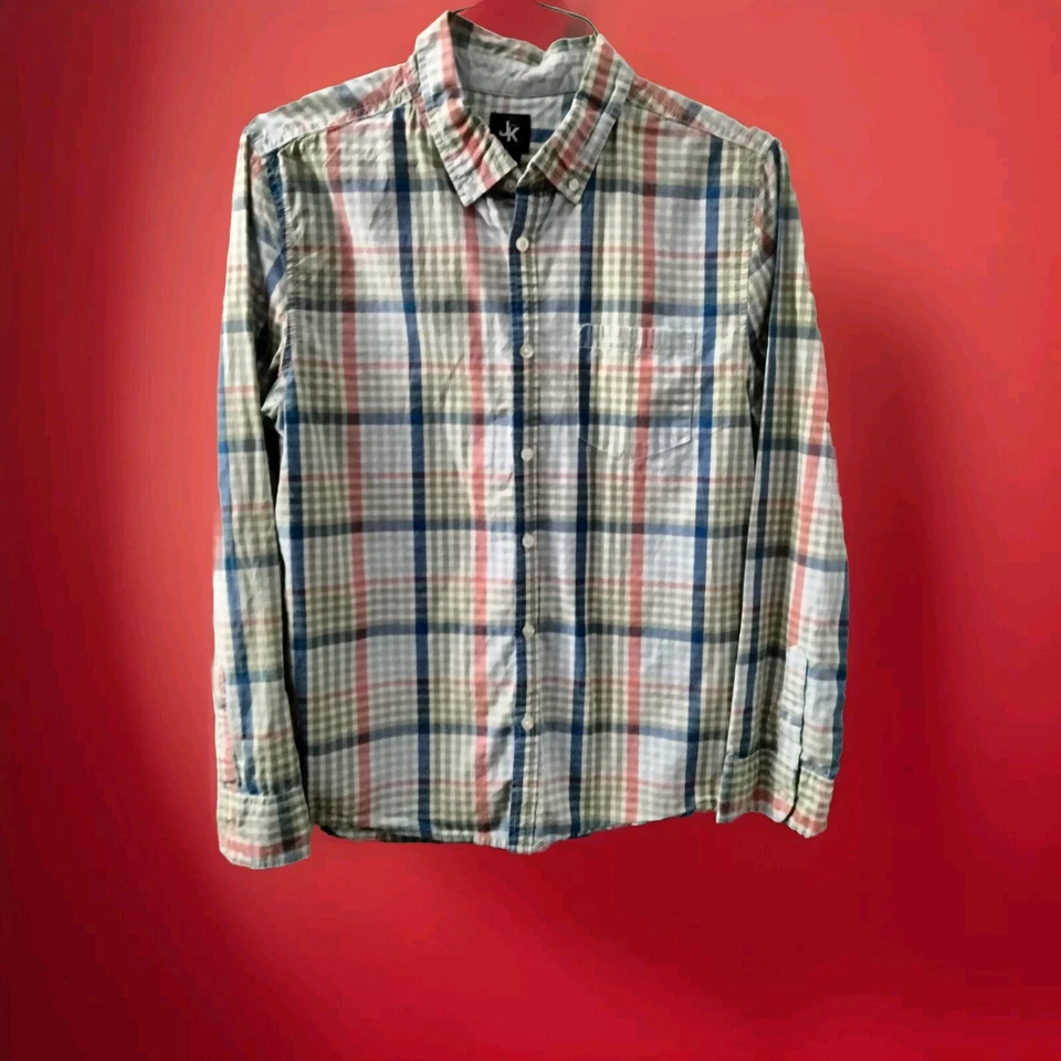J Khaki Boys Long Sleeve Plaid Shirt Extra Large - Image 1 of 4