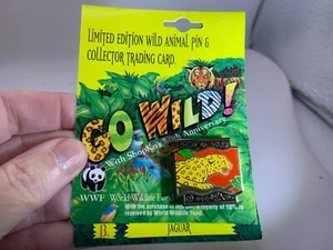 Go Wild WWF Limited Edition Wild Animal Jaguar Vintage Tack Pin T-1413 - Bild 1 von 5