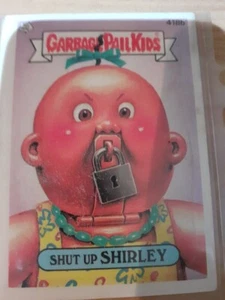 1987 SERIES 11 GARBAGE PAIL KIDS 418b Shut Up Shirley - Picture 1 of 1