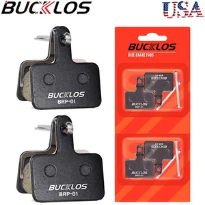 1/2/4 pares de pastillas de freno de disco de resina BUCKLOS BRP-01 para bicicleta de montaña aptas para Shimano B01S - Imagen 1 de 11