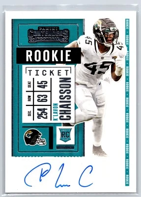 2020 Panini Contenders #150 K'Lavon Chaisson - Image 1 of 2