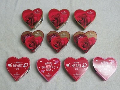 (10) Russell Stover Assorted Fine Chocolates 1.5 Oz Each Valentine Heart Box *6 - Image 1 of 4