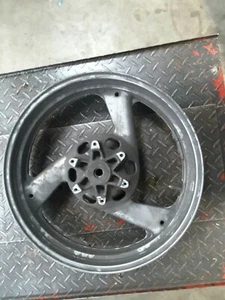 92-98 1992 Yamaha XJ 600S oem rear wheel rim 18x3.50" straight - Picture 1 of 12