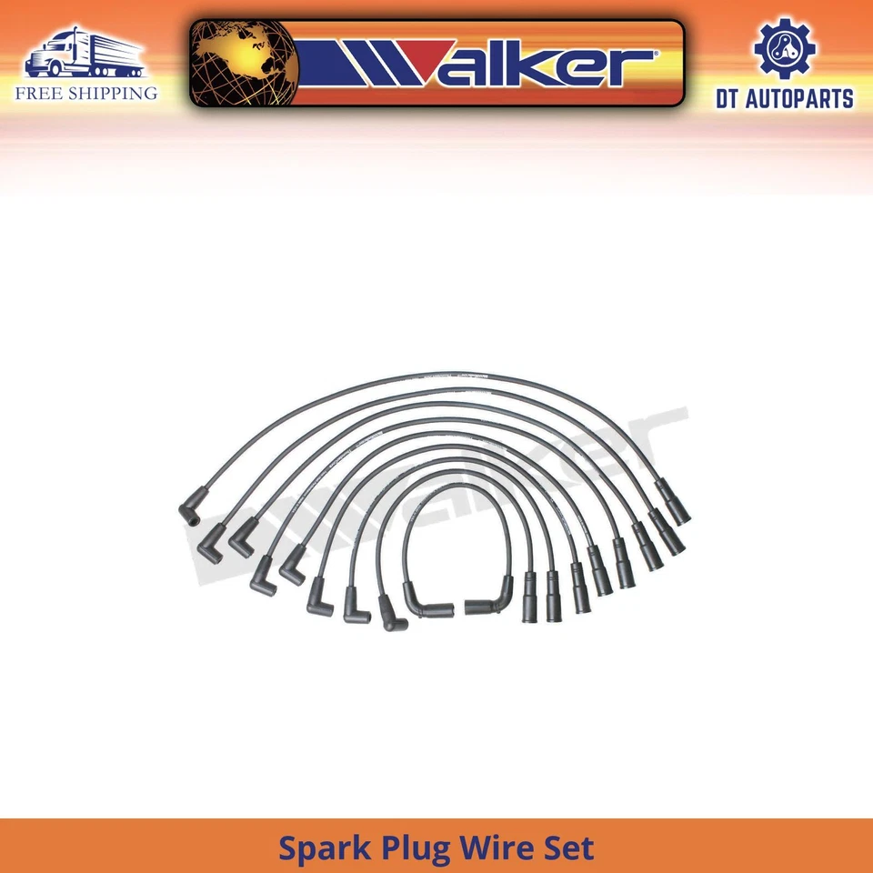 Juego de cables de bujía Walker 1997 1998 1999 5,7 L V8 1996-2000 Chevrolet K3500 Foto 1 de 1