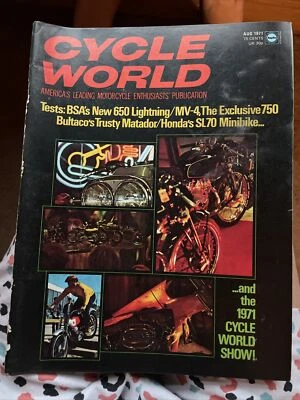 Cycle World - August, 1971 - Image 1 of 2