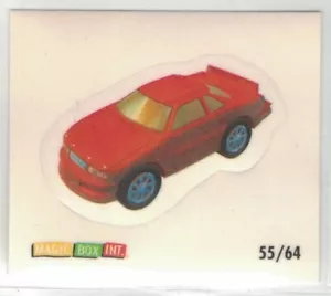 RARO Adesivo Micro Macchine #55 Stock Car Rosso di Magic Box - Foto 1 di 1