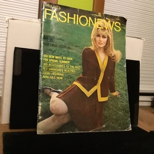 MCCALL'S 1967 Fashion News First Issue Rare - Picture 1 of 13
