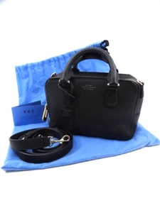 Nearly New Smythson of Bond Street Black Caviar Leather Crossbody Bag, 8"x5.5"x3 - Picture 1 of 12