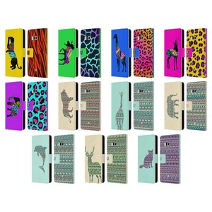 HEAD CASE DESIGNS PATTERNED SILHOUETTE LEATHER BOOK WALLET CASE FOR HTC PHONES 1 - Picture 1 of 7