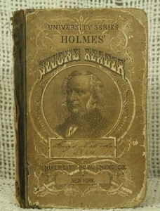 antique old school book George Holmes professor UVA Holmes Second Reader 1870 - Picture 1 of 10