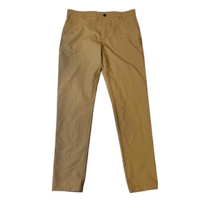 Pantalone elegante Banana Republic uomo performance vestibilità atletica 36x34 kaki beige - Foto 1 di 8