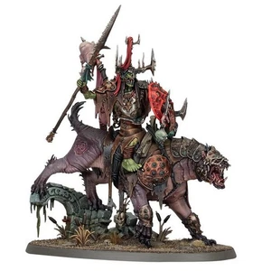 Warhammer AoS Orruks Killaboss on Great Gnashtoof, Murknob & Boltboyz New - Picture 1 of 7