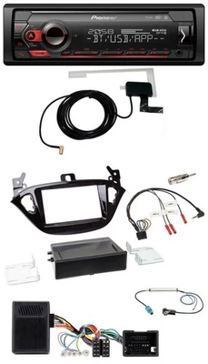 Pioneer DAB USB Lenkrad Bluetooth Autoradio für Opel Adam ab 2013 Corsa E Ablage - Bild 1 von 4