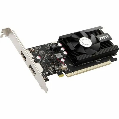 MSI NVIDIA GeForce GT 1030 Graphic Card - 4 GB DDR4 SDRAM - Low-profile - Image 1 of 4