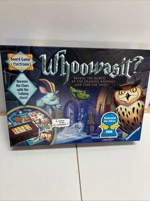 Whoowasit? Board Game by Ravensburger - 2012 Edition - Tested Missing Ring - Image 1 of 4