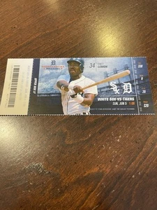 Boleto del 5 de junio de 2016 de los Medias Blancas en los Tigres — Lanzador ganador Justin Verlander - Imagen 1 de 2