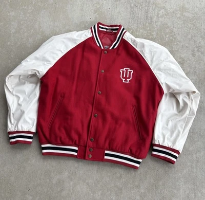 Indiana Hoosiers - Steve & Barry's Vintage Varsity Jacket - M - Image 1 of 4