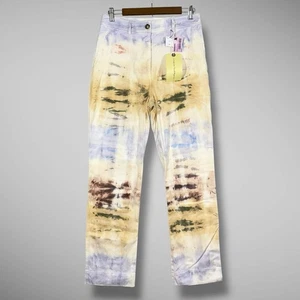 Raquel Allegra High Rise Tie Dye Wasteland Work Pants Womens Size 1 Medium NWT - Picture 1 of 10