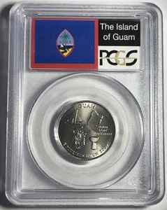 2009-D GUAM STATEHOOD QUARTER GRADED PCGS SP68 - Picture 1 of 2