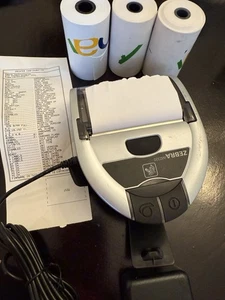 PREOWNED/USED ZEBRA iMZ320 Printer w/Cord, 3 Rolls Paper & Configuration Sheet - Picture 1 of 10