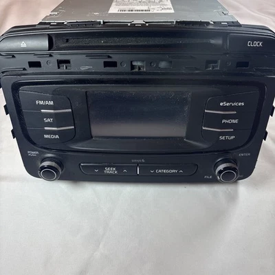 Unidade receptora CD player estéreo rádio AM FM 2016-2018 Kia Sorento 96160C 6000WK - Imagem 1 de 4