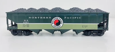 K-Line Northern Pacific Diecast 4 Bay Coal Hopper #4587 w/ Load K623-1852 No Box - Image 1 of 4