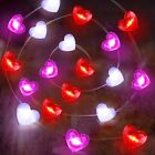 Valentines Day Decor 10ft 30 Led Valentine's Day Lights With Timer Red Pink Whit