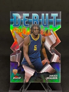 Jarace Walker 2023-24 Topps Finest Die-Cut Refractor/74 #D-6 Pacers Rookie RC - Imagen 1 de 2