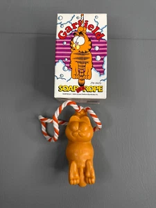 Garfield Soap On A Rope Vintage Unused 1978 1981 TWINCRAFT New - Picture 1 of 5