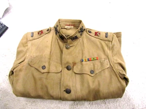Super seltene, Anfang 1905, Küstenartilleriejacke & Überseemütze, benannt, 1. Liu. - Bild 1 von 12