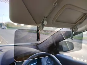 Universal Anti Glare/UV Car Visor Sunshade plate anti Dazzle fitting most vehcle - Picture 1 of 6