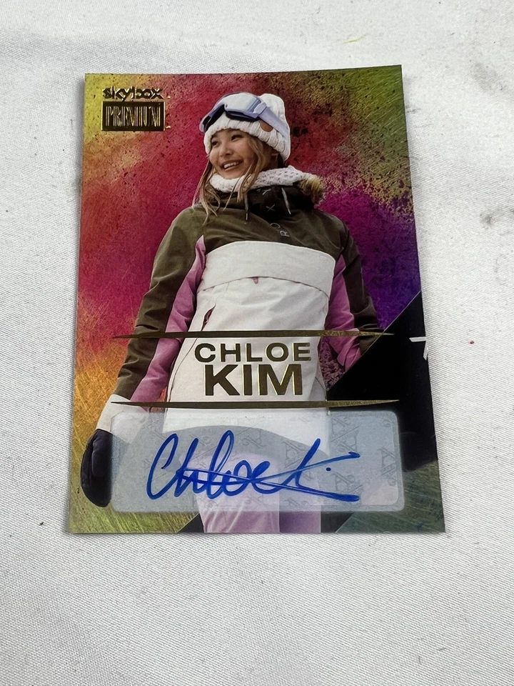 Chloe Kim IP Signed Skybox Card  Autographed Snowboarding - Image 1 of 4