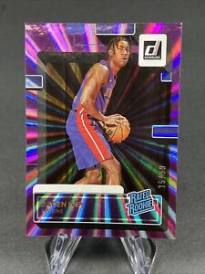 2022 Donruss Rated Rookie Holo Purple Laser /99 Jaden Ivey #205 RC Rookie NBA