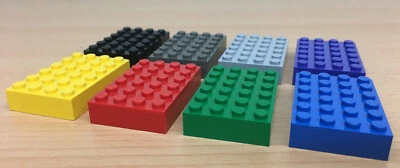 ein LEGO® - Basic Basis Stein Brick 4x6  #2356 in verschiedenen Farben - Bild 1 von 4