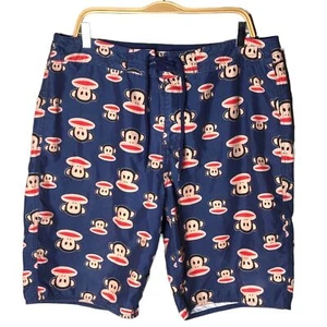 Paul Frank Julius Monkey Novelty Print Graphic Board Shorts Mens 38W - Picture 1 of 9
