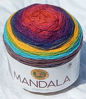 Lion Brand Mandala Acrylic Yarn in "Wizard" NEW, Smoke Free Home  - Image 1 of 4