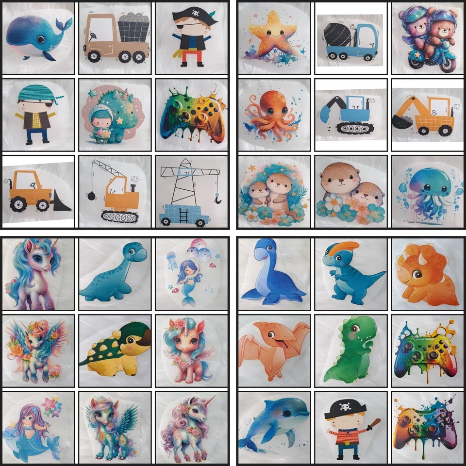 Bügelbild kind damen herren tshirt pullover kissen kleidung einhorn - Bild 1 von 1