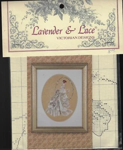 Lavender & Lace~ the Bride #9 Cross Stitch Pattern - Picture 1 of 2