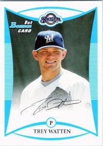 2008 Bowman Draft Prospects #BDPP27 Trey Watten DP Milwaukee Brewers