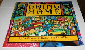 ORIG. POSTER by DAVID DIAZ for GOING HOME by EVE BUNTING - 1996 - MEXICO XMAS - Picture 1 of 1