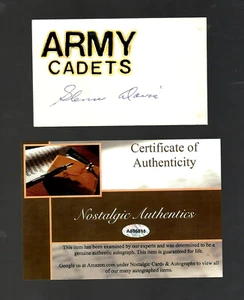 Glen Davis Army 1946 Heisman Autographed Hand Signed 3x5 Card W/HOLOGRAM COA - Picture 1 of 1