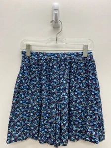 Matilda Jane SIZE 10 Navy Green/Red Floral Girl's Shorts - Picture 1 of 1