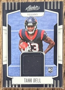 2023 PANINI ABSOLUTE TANK DELL ROOKIE PATCH! HOUSTON TEXANS - Picture 1 of 2